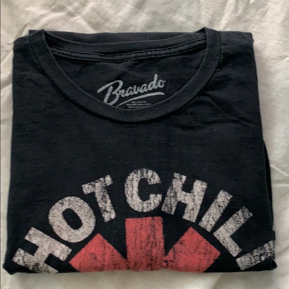 Red Hot Chili Peppers shirt vintage black bravado